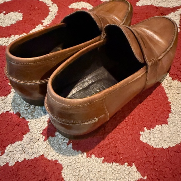 M Gemi 40.5 EU, 7.5 US retail $200 Men’s brown dress casual penny loafers